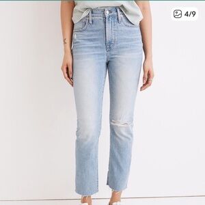 Madewell Women's Vintage Light Blue Straight Leg Jeans